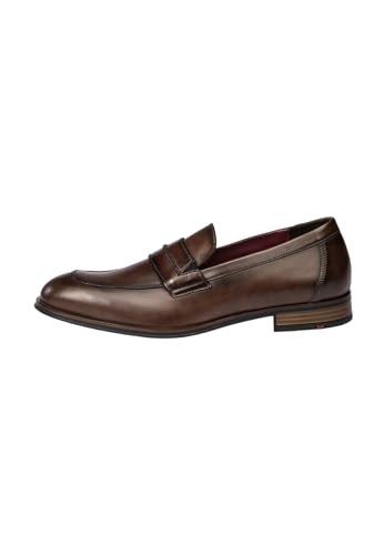 LLOYD Herren Slip On SAGRES, Männer Slipper,Schlupfschuhe,schluepfschuhe,Loafer,College,Schuhe,Businessschuhe,Anzugschuhe, D.Brown, 45 EU / 10.5 UK von LLOYD