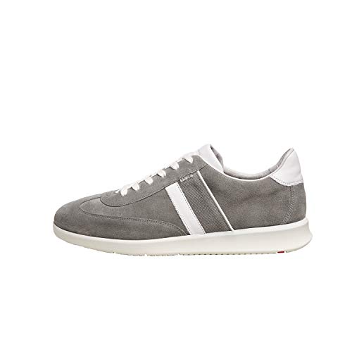 LLOYD Herren Sneaker Burt, Männer Low-Top Sneaker,lose Einlage,Freizeit,maennlich,Men's,Men,Man,Halbschuh,Business,Grey/White/Grey,42 EU / 8 UK von LLOYD