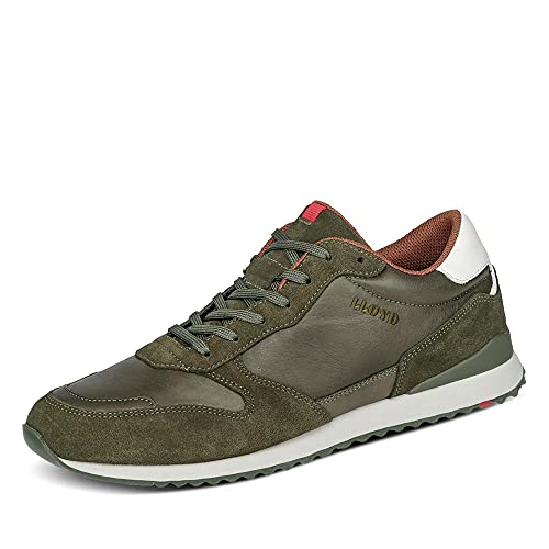 LLOYD Herren Sneaker Edmond, Männer Low-Top Sneaker,lose Einlage,Normalweit,Laufschuhe,Freizeit,leger,Casual,sportlich,Men's,Verde,41 EU / 7.5 UK von LLOYD