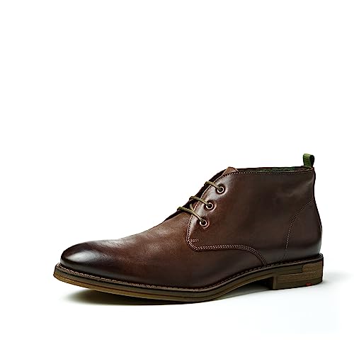 LLOYD Herren Stiefeletten Dartmoor, Männer Schnürstiefeletten,Normalweit,Chukka,schnürboots,Winterstiefel,Winterschuhe, Havanna, 47 EU / 12 UK von LLOYD