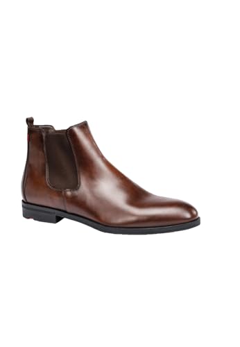 LLOYD Herren Stiefeletten Fausto, Männer Chelsea Boots,Bootee,Booties,halbstiefel,Kurzstiefel,uebergangsschuhe, Darkbrown, 44 EU / 9.5 UK von LLOYD