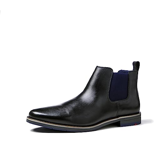 LLOYD Herren Stiefeletten Lawrence, Männer Chelsea Boots,Normalweit,halbstiefel,Kurzstiefel,uebergangsschuhe, SCHWARZ, 45 EU / 10.5 UK LLOYD Herren Stiefeletten Lawrence, Männer Chelsea Boots,Normalweit,halbstiefel,Kurzstiefel,uebergangsschuhe, SCHWARZ, 45 EU / 10.5 UK von LLOYD
