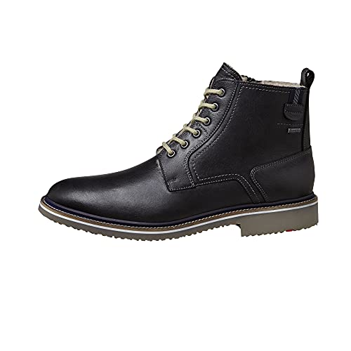 LLOYD Herren Stiefeletten VIDAL, Männer Schnürstiefeletten,Normalweit,stiefel,bootee,booties,halbstiefel,kurzstiefel,freizeit,SCHWARZ,48 EU / 12.5 UK von LLOYD