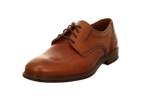 LLOYD Herren Schnürhalbschuhe KOOG, Männer Businessschuhe,Derby,Extraweit,Businessschuhe,Anzugschuhe,schnürung,Office,büro,Cognac,44.5 EU / 10 UK von LLOYD