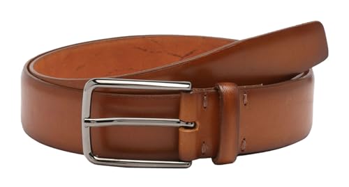 LLOYD Men´s Leather Belt 3.5 W95 Cognac von LLOYD