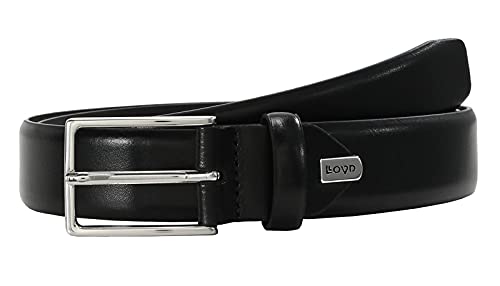 LLOYD Men´s Leather Belt W80 Black - kürzbar von LLOYD