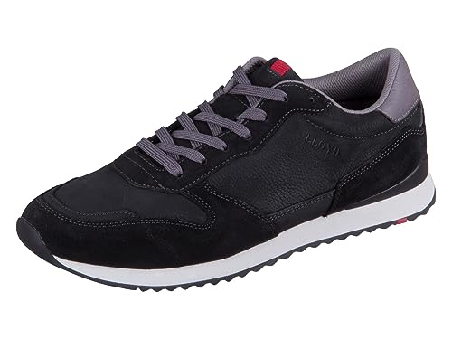 LLOYD Sneaker 23-905-10, Glattleder, Schwarz, Herren EU 10/44,5 von LLOYD