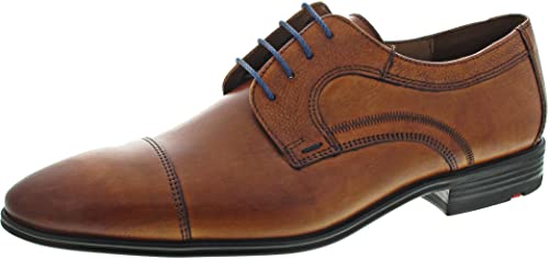 LLOYD Herren Schnürhalbschuhe ORWIN, Männer Businessschuhe,Derby,Normalweit,schnürung,büro,Freizeit,Men's,Man,Schnuerschuhe,Cognac,42.5 EU / 8.5 UK von LLOYD