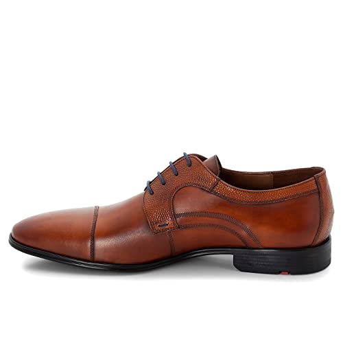 LLOYD Herren Schnürhalbschuhe ORWIN, Männer Businessschuhe,Derby,Normalweit,straßenschuhe,Strassenschuhe,Schnuerung,lace-up,Cognac,46 EU / 11 UK von LLOYD