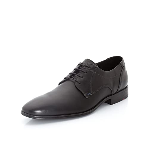 LLOYD Herren Schnürhalbschuhe Osmond, Männer Businessschuhe,Derby,Normalweit,Strassenschuhe,Schnuerung,lace-up,Shoes,Low-tie,SCHWARZ,45 EU / 10.5 UK von LLOYD