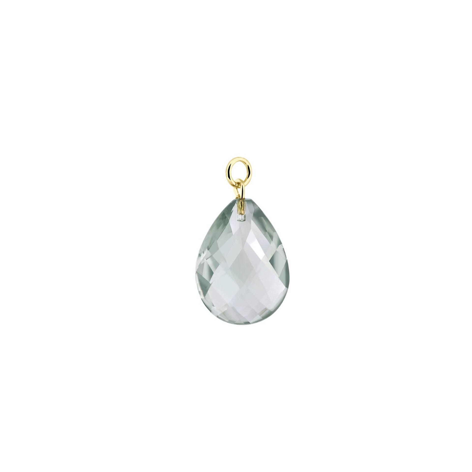 14K Gold Prasiolith Anhänger - Blau Grün Edelstein 14K Gold Prasiolith Anhänger - Blau Grün Edelstein von LLRStudios