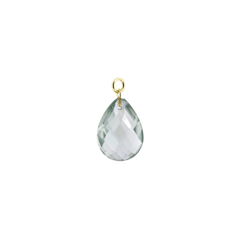 14K Gold Prasiolith Anhänger - Blau Grün Edelstein 14K Gold Prasiolith Anhänger - Blau Grün Edelstein von LLRStudios