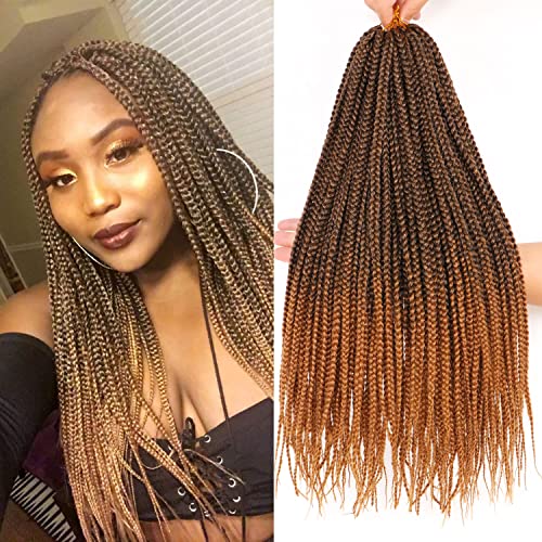 7 Packungen Häkelzöpfe, Strähnen, Echthaar, Strähnen für afrikanische Zöpfe, schwarze Perücke, Damen, natürliche Perücke, afrikanischer Zopf, Damen (45,7 cm (7 Stück), #T27) von LLZBEAUTYHair