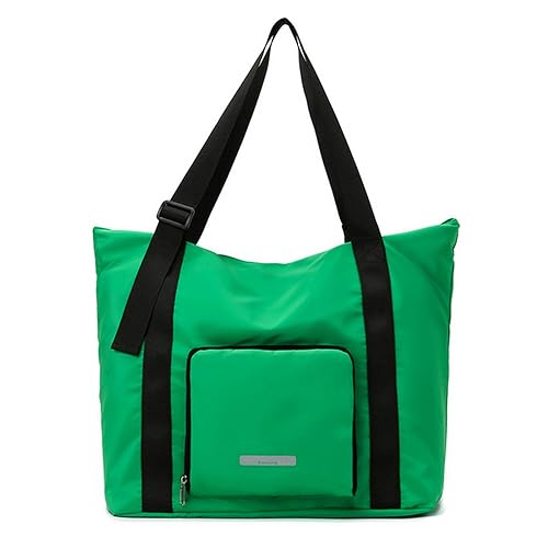 LLaviD Reisetaschen Faltbare Tragbare Reisetasche Frauen Mit Großer Kapazität Trolley Koffer Koffer Fitnessbeutel-Grün von LLaviD