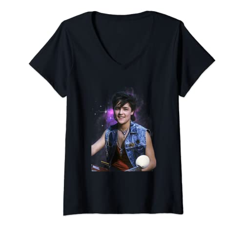 Damen Yuri Shatunov T-Shirt mit V-Ausschnitt Damen Yuri Shatunov T-Shirt mit V-Ausschnitt von LM Media