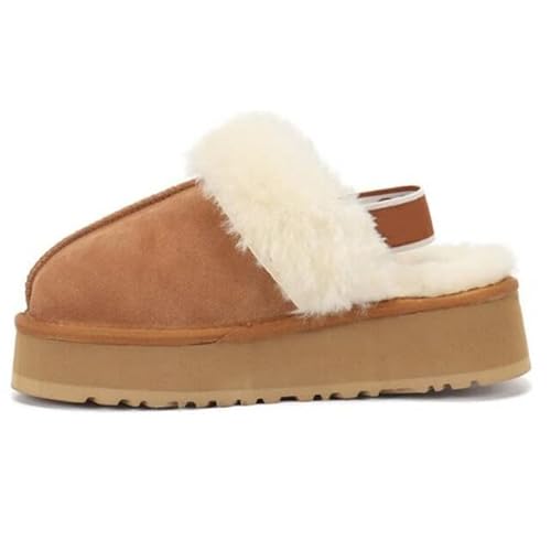 LMAHAP Winter Plüsch Baumwolle Hausschuhe Frauen Flats Schuhe Mode Plattform Casual Home Wildleder Warm Slingback Flip Flops LMAHAP Winter Plüsch Baumwolle Hausschuhe Frauen Flats Schuhe Mode Plattform Casual Home Wildleder Warm Slingback Flip Flops von LMAHAP