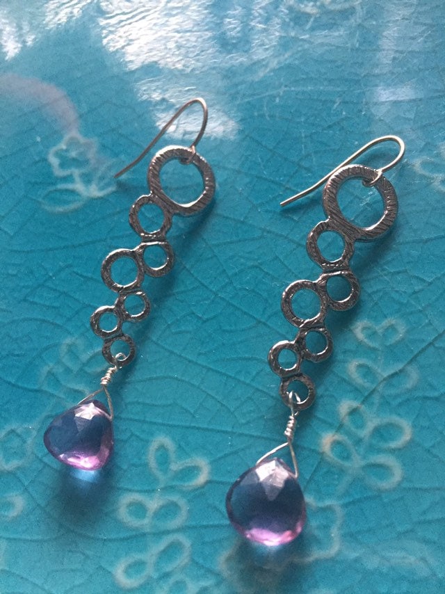 Amethyst Blase Ohrringe Amethyst Blase Ohrringe von LMCollection