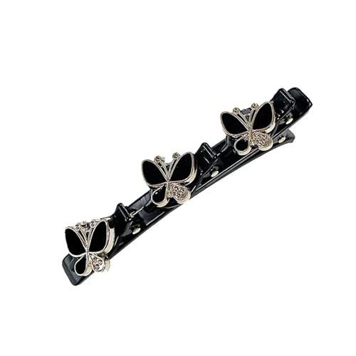 3 stücke Doppelschicht Geflochtene Haarspange Gebrochenes Haar Feste Spange Frauen Haarnadel Koreanische Feste Stirnband Haarnadel Faules Haar-Styling-Zubehör(006) von LMDO