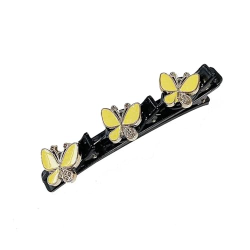 3 stücke Doppelschicht Geflochtene Haarspange Gebrochenes Haar Feste Spange Frauen Haarnadel Koreanische Feste Stirnband Haarnadel Faules Haar-Styling-Zubehör(007) von LMDO