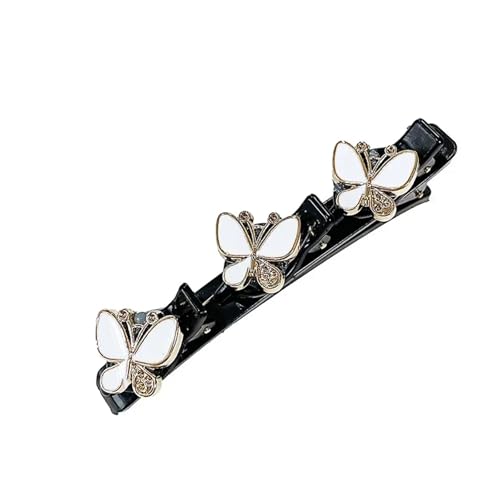 3 stücke Doppelschicht Geflochtene Haarspange Gebrochenes Haar Feste Spange Frauen Haarnadel Koreanische Feste Stirnband Haarnadel Faules Haar-Styling-Zubehör(009) von LMDO