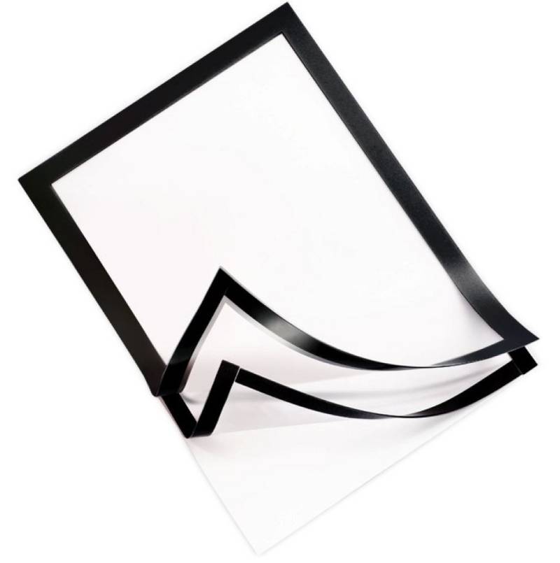 LMG Germany Dokumententasche Magnetrahmen, nicht permanent selbstklebend, oberflächenunabhängig, A4, Für Tapeten, Filzkleber, Magnetverschluss, A4, wiederverwendbar von LMG Germany