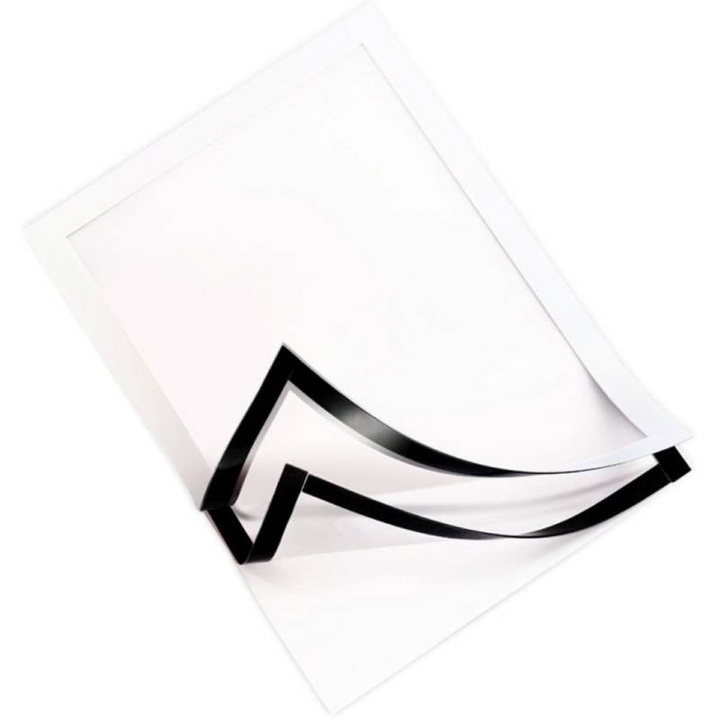 LMG Germany Dokumententasche Magnetrahmen, nicht permanent selbstklebend, oberflächenunabhängig, A4, Für Tapeten, Filzkleber, Magnetverschluss, A4, wiederverwendbar von LMG Germany