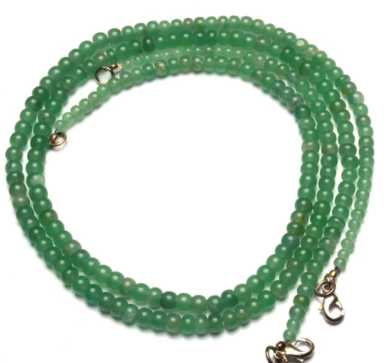 Natürliche Edelstein Aventurin Quarz 5 Bis 6 Mm Glatte Rondelle Perlen 18 "Vollstrang Super Fine Qualität von LMGEMS