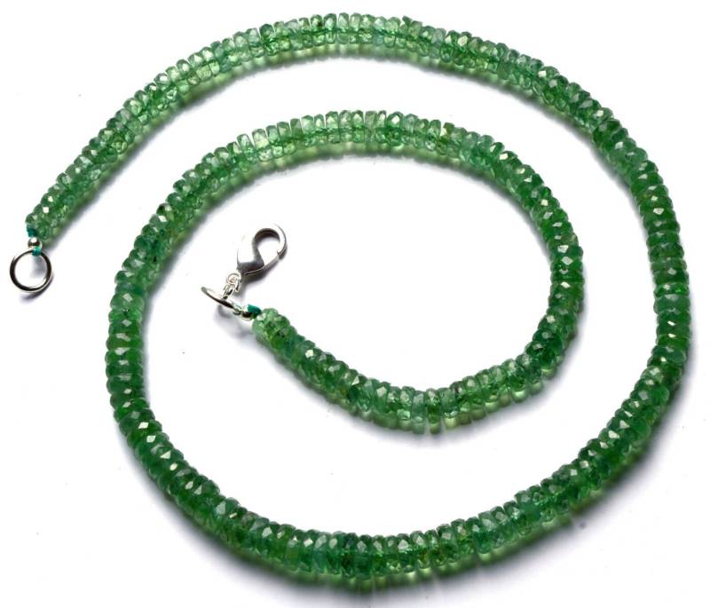 Natürliche Seltene Edelstein Nepal Mintgrün Farbe Kyanit 5 Bis 6 Mm Facettierte Heishi Perlen 16-Zoll-Voller Strang Feine Qualität Komplette von LMGEMS