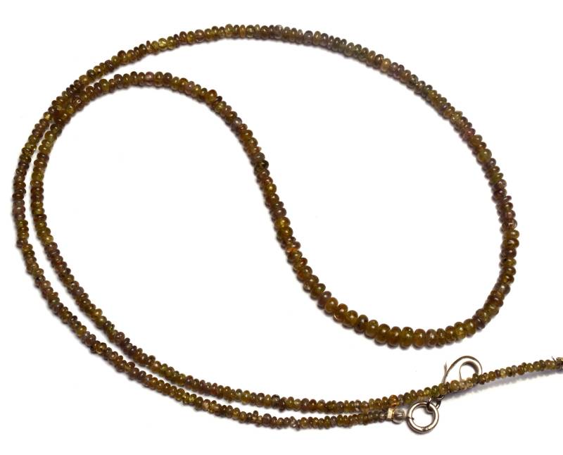 Super Seltene Natürliche Farbwechsel Granat Glatte Rondelle Perlen 21 Zoll Voller Strang 3 Bis 4 Mm Ca. Größe Seltener Edelstein von LMGEMS