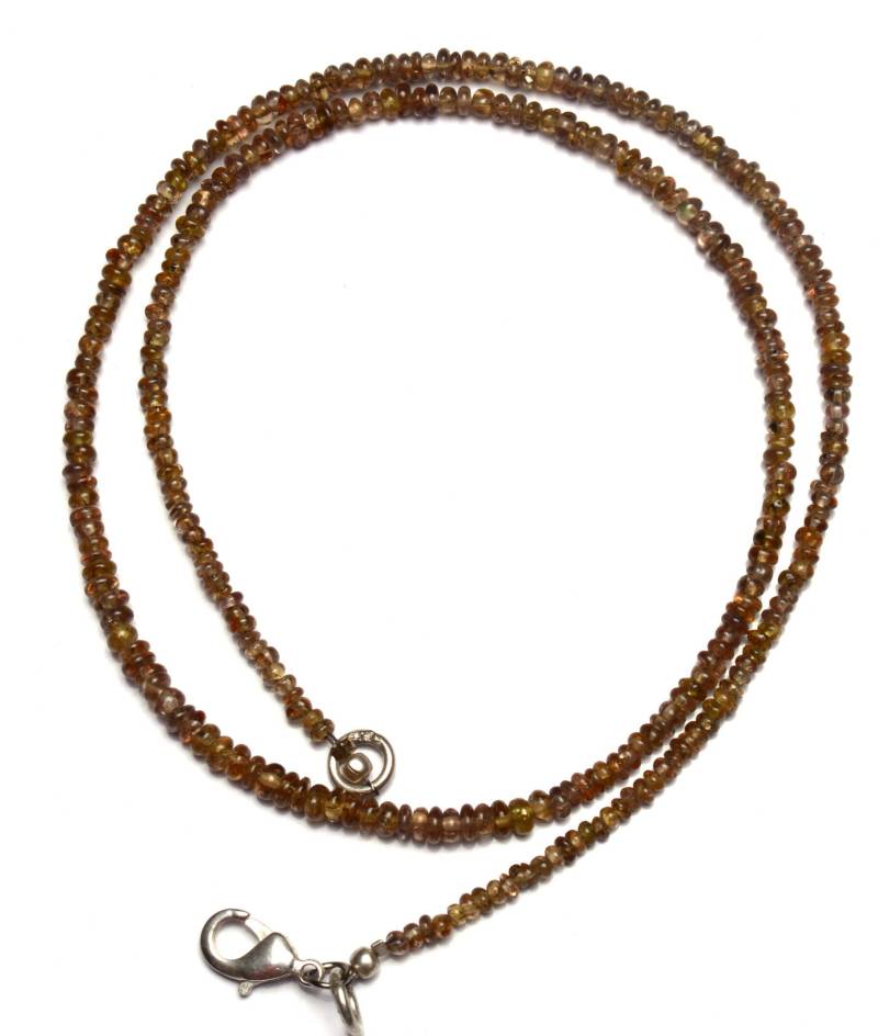 Super Seltene Natürliche Farbwechsel Granat Glatte Rondell Perlen 17, 5 Zoll Voller Strang 3 Bis 4 Mm Ca. Größe Rondelle Seltener Edelstein von LMGEMS