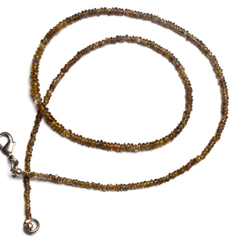 Super Seltene Natürliche Farbwechsel Granat Glatte Rondell Perlen 17, 5 Zoll Voller Strang 3 Bis 4 Mm Ca. Größe Rondelle Seltener Edelstein von LMGEMS