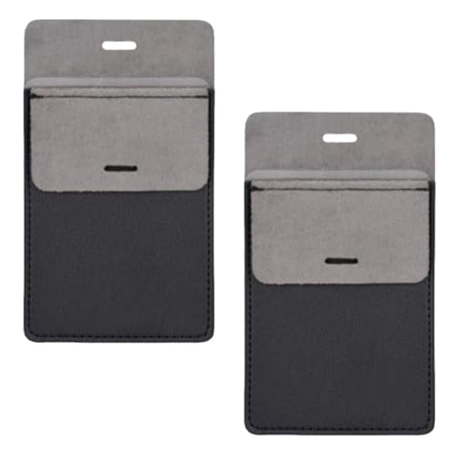 LMHEYL 2 Stück Taschenschutz, Ledertasche, Federmäppchen, Hemdtasche, Schutzhülle, geeignet für Ärzte, Krankenschwestern (schwarz) von LMHEYL