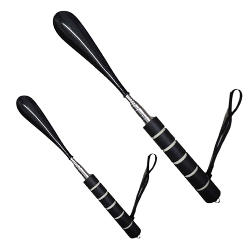 LMHEYL 2 Stück ausziehbare Schuhrecke mit langem Griff, geeignet für Männer und Frauen, geeignet für alle Schuhtypen, Schwarz, Small LMHEYL 2 Stück ausziehbare Schuhrecke mit langem Griff, geeignet für Männer und Frauen, geeignet für alle Schuhtypen, Schwarz, Small von LMHEYL