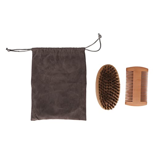 Bartbürste Kammkit Holz Doppelseite Kamm Weichpinsel Styling Forming Trimmbart Pfeife Set Männer Bartbürste Kammkit Holz Doppelseite Kamm Weichpinsel Styling Forming Trimmbart Pfeife Set Männer von LMHHMIN