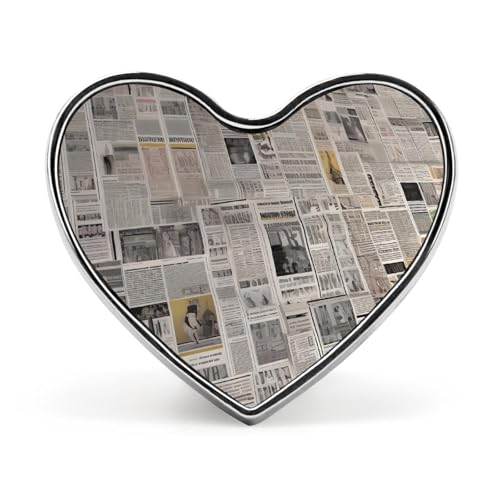 Brosche, Anstecknadel, Herz, Anstecknadel, Damen, Brosche für Hut, Tasche, Anzug, Krawatte, Hochzeit, Geburtstag, Tierbild, bedruckt, Valentinstagsanstecknadel, Love form, Aluminium von LMHLDSC