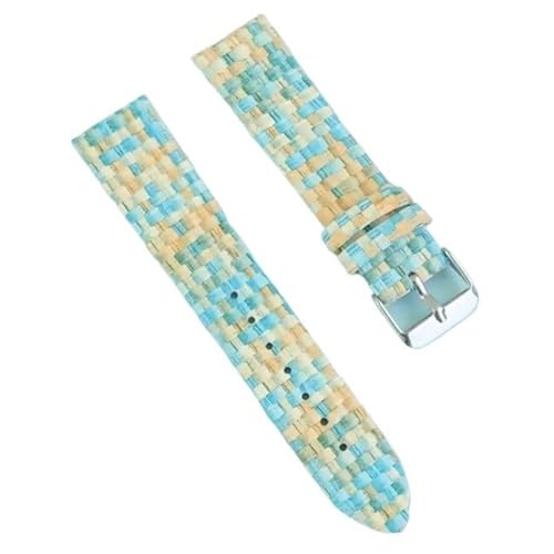 Kleines Canvas-Uhrenarmband 8 mm 10 mm 12 mm Nylon-Ersatzarmband Herren Damen Universal-Uhrenarmband(Colorful B,20mm) von LMINGZE