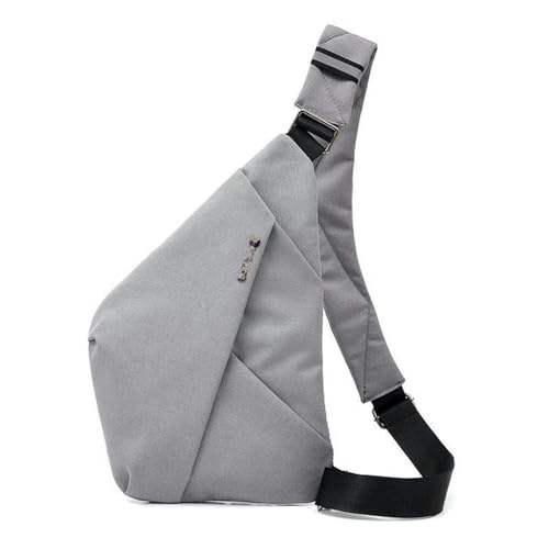 LMLXYZ Umhängetasche Herren Männer Reisetasche Umhängetasche Täglich Carry Pack Strap Digital Storage Brusttaschen-gy von LMLXYZ