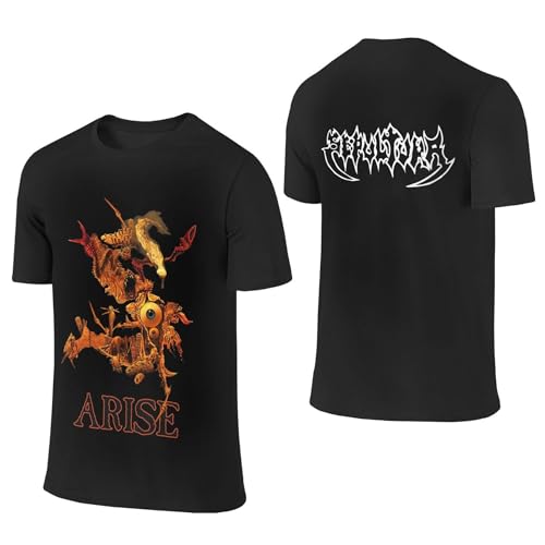 Sepultura Logo Roots Tshirt Metal Band Herren Baumwolle T-Shirt Sommer Kurzarm Neuheit Lässig T Shirt Für Männer Rundhals Fans Merch Tops Sepultura Logo Roots Tshirt Metal Band Herren Baumwolle T-Shirt Sommer Kurzarm Neuheit Lässig T Shirt Für Männer Rundhals Fans Merch Tops von LMLXYZ