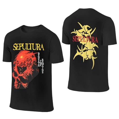 Sepultura Logo Roots Tshirt Metal Band Herren Baumwolle T-Shirt Sommer Kurzarm Neuheit Lässig T Shirt Für Männer Rundhals Fans Merch Tops Sepultura Logo Roots Tshirt Metal Band Herren Baumwolle T-Shirt Sommer Kurzarm Neuheit Lässig T Shirt Für Männer Rundhals Fans Merch Tops von LMLXYZ