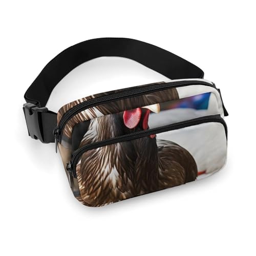 Bauchtaschen für Damen und Herren, Gürteltasche, niedliche Hunde, wasserdichte Hüfttasche, Handytasche, FARM TIER, 20x13cm, Art déco von LMNGH