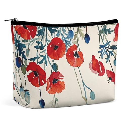 Make-up-Tasche, Reise-Kosmetiktasche, tragbar, Eisbär und Junges, Kulturbeutel, großes Fassungsvermögen, Reißverschluss, Make-up-Organizer, wasserdicht, Kulturbeutel für Damen und Herren, von LMNGH