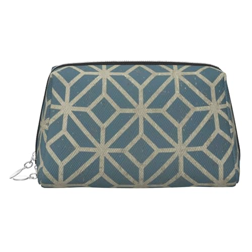 LMNUDS Kulturbeutel mit korallenfarbenen Mustern, kompakter Make-up-Organizer für Damen von LMNUDS