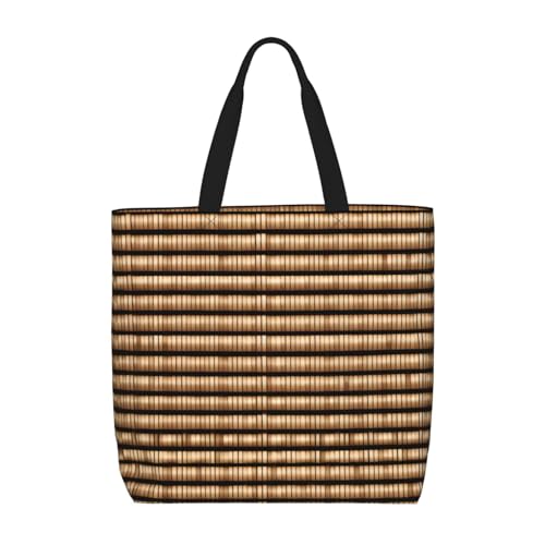 LMNUDS Totalisationstasche aus geflochtener Weide für Frauen, leichte Umhängetasche mit Innentasche, Schwarz , Einheitsgröße von LMNUDS