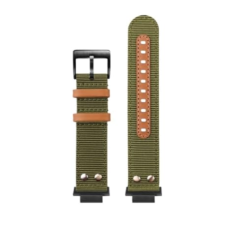 LMPVPDGADZ 16 mm Sport-Canvas-Uhr, passend for Casio DW5600 DW-5600 GA-900 GA110/100/120 GM/GA2100, Nylongürtel mit Nagelband(Army Green bk) von LMPVPDGADZ