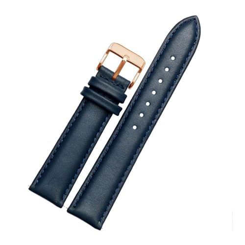 LMPVPDGADZ 16mm18mm19mm20mm21mm22mm23mm SoftStrap Fit for Citizen/Fit for Rossini Quick Release Herren Damen Universal-Uhrenarmband(8802Dark blue rk,19mm) von LMPVPDGADZ