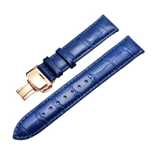 LMPVPDGADZ 16mm18mm19mm20mm21mm22mm23mm SoftStrap Fit for Citizen/Fit for Rossini Quick Release Herren Damen Universal-Uhrenarmband(Sapphire blue R,20mm) von LMPVPDGADZ