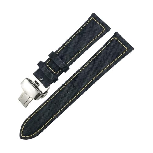 LMPVPDGADZ 19 mm 21 mm Nylon-Leder-Canvas-Uhrenarmband, 20 mm, 22 mm, passend for Omega, passend for Seamaster 300 At150, passend for Planet, passend for Ocean, passend for Tissot, passend for CASIO, LMPVPDGADZ 19 mm 21 mm Nylon-Leder-Canvas-Uhrenarmband, 20 mm, 22 mm, passend for Omega, passend for Seamaster 300 At150, passend for Planet, passend for Ocean, passend for Tissot, passend for CASIO, von LMPVPDGADZ