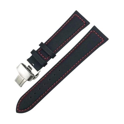 LMPVPDGADZ 19 mm 21 mm Nylon-Leder-Canvas-Uhrenarmband, 20 mm, 22 mm, passend for Omega, passend for Seamaster 300 At150, passend for Planet, passend for Ocean, passend for Tissot, passend for CASIO, LMPVPDGADZ 19 mm 21 mm Nylon-Leder-Canvas-Uhrenarmband, 20 mm, 22 mm, passend for Omega, passend for Seamaster 300 At150, passend for Planet, passend for Ocean, passend for Tissot, passend for CASIO, von LMPVPDGADZ