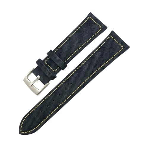 LMPVPDGADZ 19 mm 21 mm Nylon-Leder-Canvas-Uhrenarmband, 20 mm, 22 mm, passend for Omega, passend for Seamaster 300 At150, passend for Planet, passend for Ocean, passend for Tissot, passend for CASIO, LMPVPDGADZ 19 mm 21 mm Nylon-Leder-Canvas-Uhrenarmband, 20 mm, 22 mm, passend for Omega, passend for Seamaster 300 At150, passend for Planet, passend for Ocean, passend for Tissot, passend for CASIO, von LMPVPDGADZ