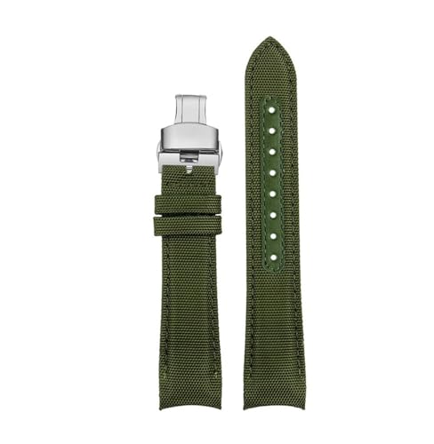 LMPVPDGADZ 20mm 22mm Armband passend for Omega Fit for Seamaster 300 Leder Nylon Canvas Handgelenkarmband passend for Rolex Water Ghost Uhrenarmband mit gebogenem Ende(Army Green sk bk,22mm) LMPVPDGADZ 20mm 22mm Armband passend for Omega Fit for Seamaster 300 Leder Nylon Canvas Handgelenkarmband passend for Rolex Water Ghost Uhrenarmband mit gebogenem Ende(Army Green sk bk,22mm) von LMPVPDGADZ